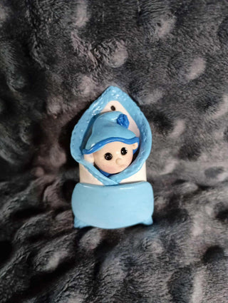 light blue baby boy ornament rsv