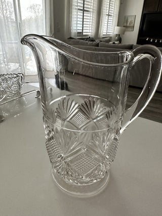 EAPG Pitcher-Medallion Sunburst MTS