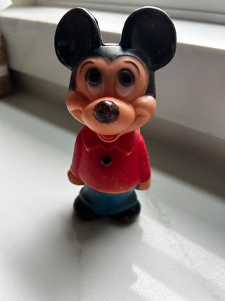 Vintage, circa 1960's, Mikey Mouse Plastic Figure-RSV