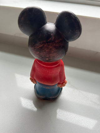 Vintage, circa 1960's, Mikey Mouse Plastic Figure-RSV