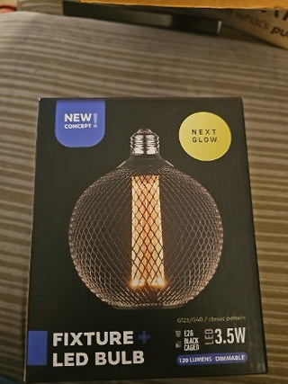 Next Glow Fixture LED bulb Classic Pattern E26 G125/G40