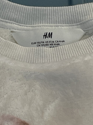 H&M Soft Fleece Bear Sweater Size 5T/6 RSV|136231