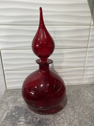 MCM Style Ruby Red Decanter RSV|66481