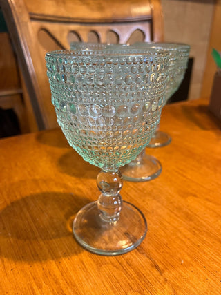 Green Bubble Goblets RSV