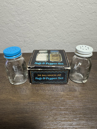 Vintage Ball Mason Jar Salt & Pepper Set MTS|102054