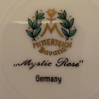 MCM  Mitterteich Mystic Rose Fruit Bowl