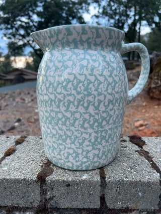 AS IS Large 9.5” sponge ware pitcher
