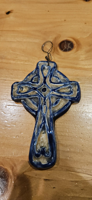 Handmade pottery ceramic cross, RSV|104930