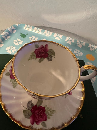 Vintage Teacup Regency Red Rose MTS|115393