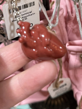 Anatomical Heart Keychain RCD