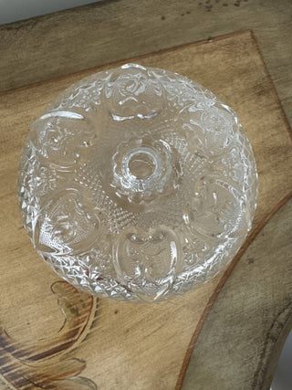 AJ - Small Clear Glass Covered Bowl MTS|79365
