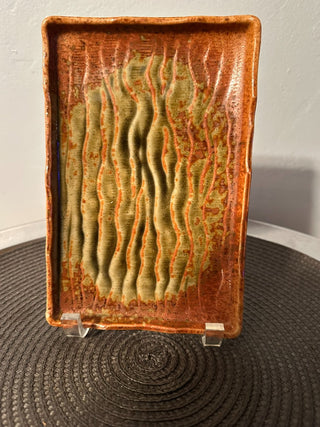 Trinket Tray Rust Clay Salt & Pepper|128216