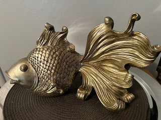 Fish Gold Resin 9x14|52464