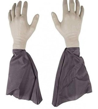 Zombie Hands Grave Raising Lawn Stakes Pair Haunted Yard decor #47 VV MTS