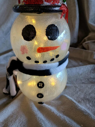 light up snowman lrg|123397