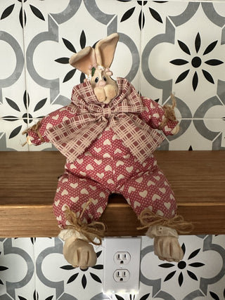 Vintage Russ Berrie Bunny Critter Factory Plush MTS