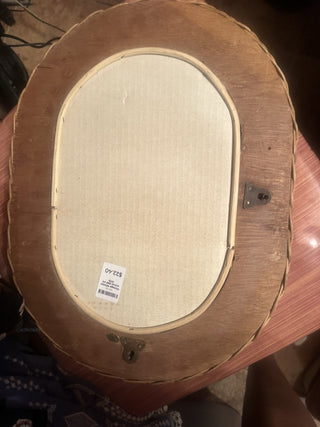 Vintage Wicker mirror #63 VV MTS|106138