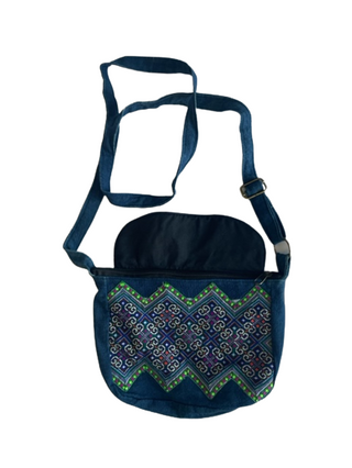 Hemp Over The Shoulder Cross-stitch Bag|112402