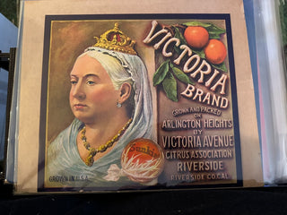 Victoria Authentic Citrus Farm Crate Label EC118A MTS|100440