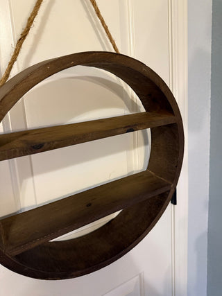 18 inch round bar wood shelves  RCD