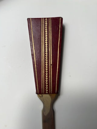 Vintage Wood and Brass Letter Opener w/Gold Accents