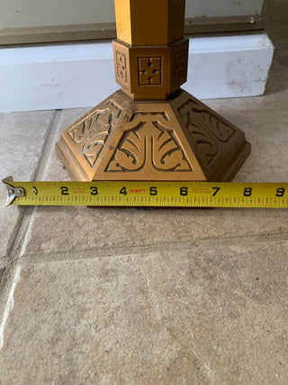 Vintage Brass Church Floor Candlestick|123584