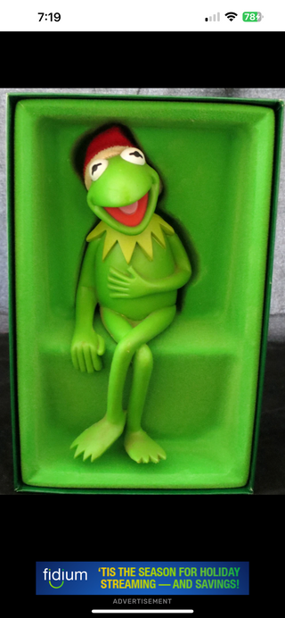 MJ94-1980 Kermit the Frog Stocking Hanger MYS|134398