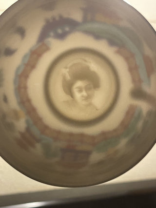 Vtg Gaudy Willow Geisha Litho Cup/ Saucer, Japan--SP MTS