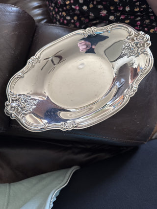 Vtg International Silver Candy Dish-KL RCD