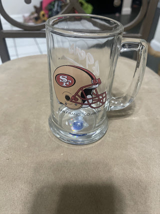 San Francisco 49ers glass rsv