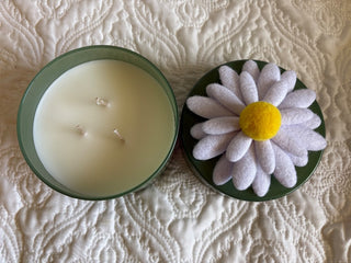 cucumber green candle with flower RSV|83159