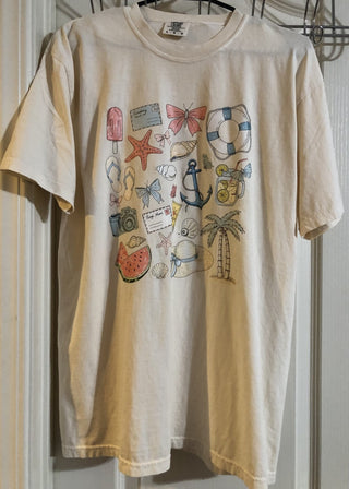 Large Beach Day T-shirt MTS 49