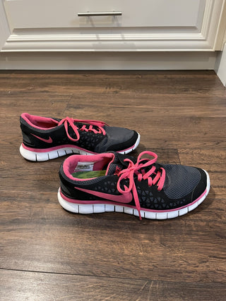 Women's Size 10 Nike Shoes Blk/Hot Pink RCD|117411