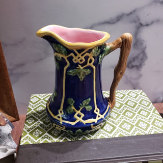 J. Willfred Majolica Creamer RSV