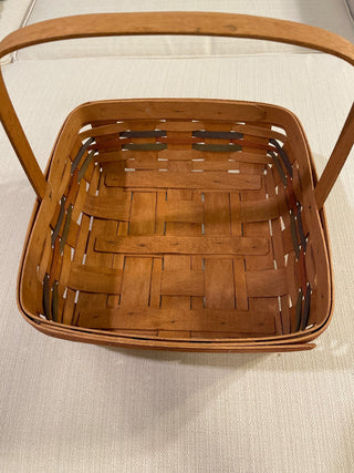 Red blue and green pie basket, Longaberger  RSV