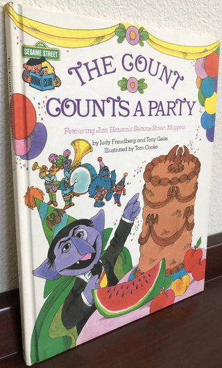 1980 Sesame Street Count Counts a Party Book MTS