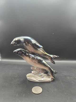 VNT Lusterware Iridescent Seals  Fol