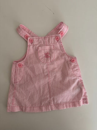 3M - Pink Bunny Seersucker Overall Dress - RSV|83146