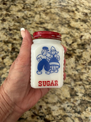 Vintage Milk Glass Shakers, Set of 3    MTS|102615