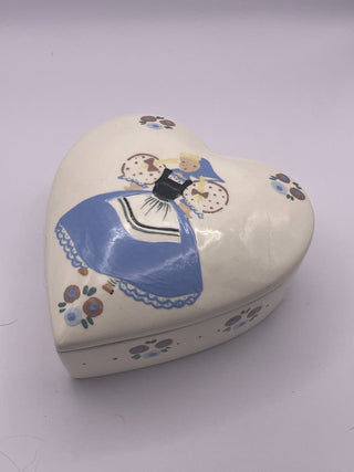 California pottery dutch girl jewelry dish 0SW RSV