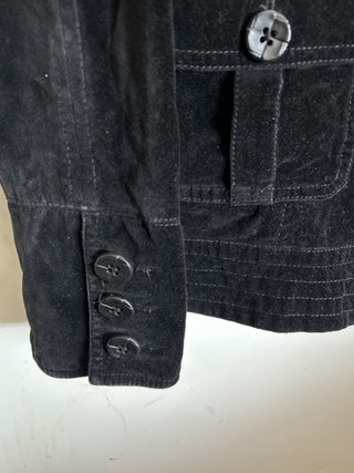 12F cAbi Dark Academia Velvet Blazer L MTS|65167