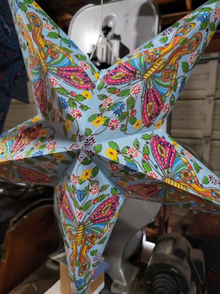 Star lantern butterfly with light cord|50951