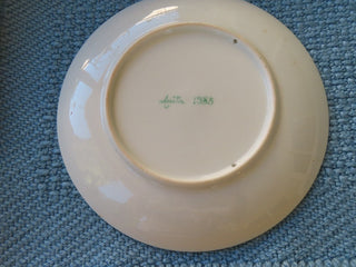 Porcelain hand painted plate RCD