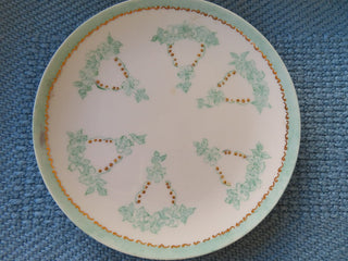 Porcelain hand painted plate RCD