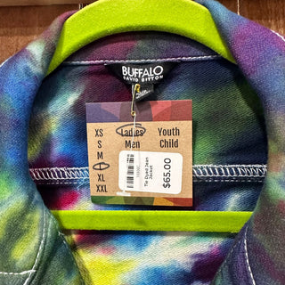 Tie Dyed buffalo jean jacket|50369