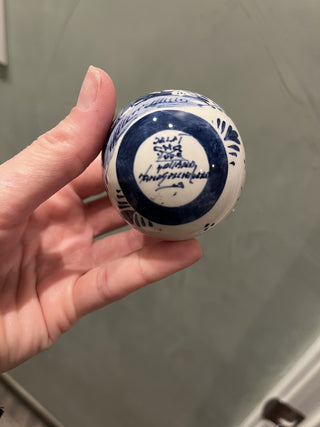 Hand Painted Delft Blue Holland Ornament. B8 Lacy's Attic|133798