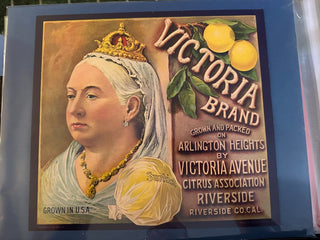 Victoria Authentic Citrus Farm Crate Label EC119B MTS|100441