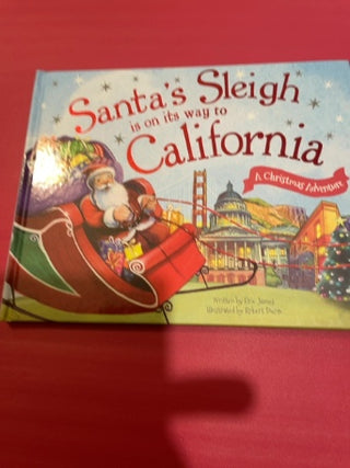 Santa sleigh it’s on its way to California Christmas books