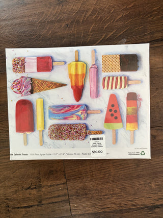 1000 Piece Puzzle Cold Colorful Treats RCD
