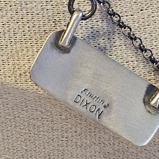 .925 16 " Native American signed by Dixon  kingsman necklace|89140